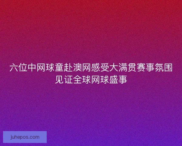 六位中网球童赴澳网感受大满贯赛事氛围见证全球网球盛事 六位中网球童赴澳网感受大满贯赛事氛围见证全球网球盛事